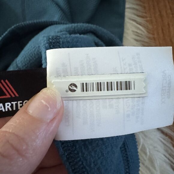 Arc'teryx Delta Sweater Mens 2XL Blue Half Zip Thermal Fleece Polartec Pullover - Picture 10 of 11